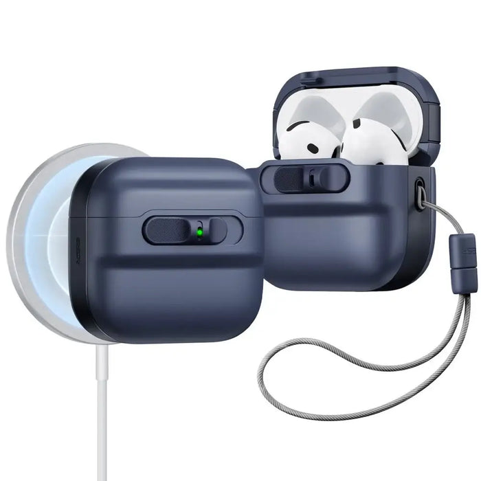 ESR Pulse Halolock Magsafe case for AirPods 4 - blue - Cell phone cases and covers<<<HurtelXML