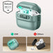 ESR Pulse Halolock Magsafe Case for AirPods 4 - Green - Cell phone cases and covers<<<HurtelXML
