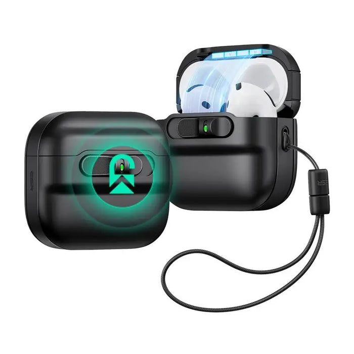 ESR Pulse protective case for AirPods 4 headphones (black) - Cell phone cases