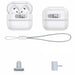 ESR Pulse protective case for AirPods 4 headphones (white) - Cell phone cases