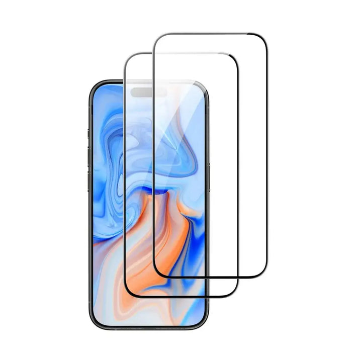 ESR Tempered Glass for iPhone 15 - black 2 pcs. - Cell phone tempered glass<<<HurtelXML