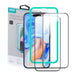 ESR Tempered Glass for iPhone 15 - black 2 pcs. - Cell phone tempered glass<<<HurtelXML