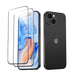 ESR Tempered Glass for iPhone 15 - black 2 pcs. - Cell phone tempered glass<<<HurtelXML