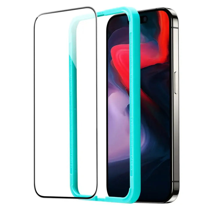 ESR Tempered Glass for iPhone 15 Pro - black 2 pcs. - Cell phone tempered glass<<<HurtelXML