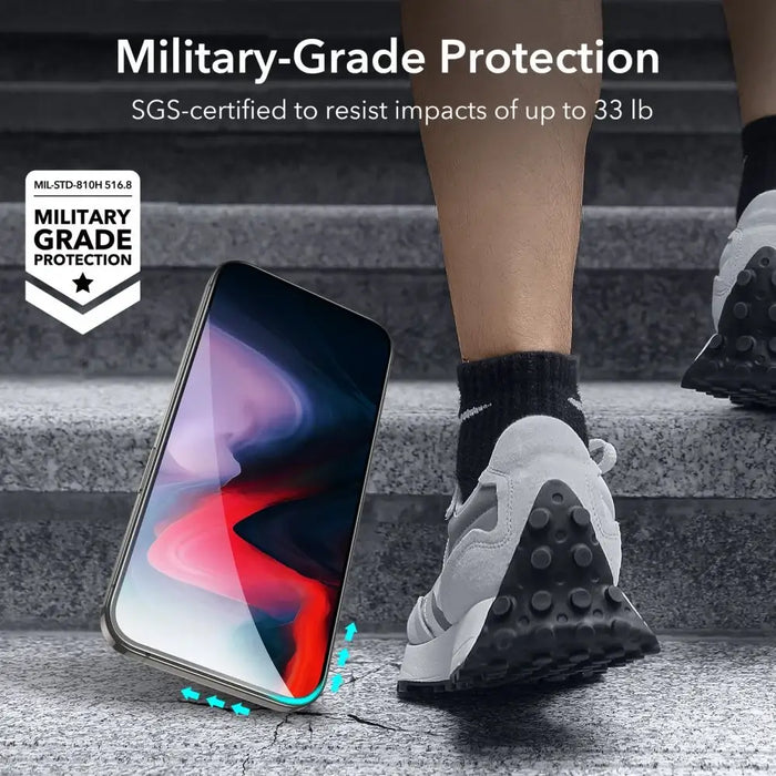 ESR Tempered Glass for iPhone 15 Pro - black 2 pcs. - Cell phone tempered glass<<<HurtelXML