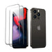 ESR Tempered Glass for iPhone 15 Pro - black 2 pcs. - Cell phone tempered glass<<<HurtelXML