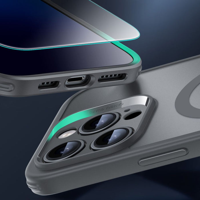ESR Classic Pro Set Halolock MagSafe Case for iPhone 16 Pro Max - Gray