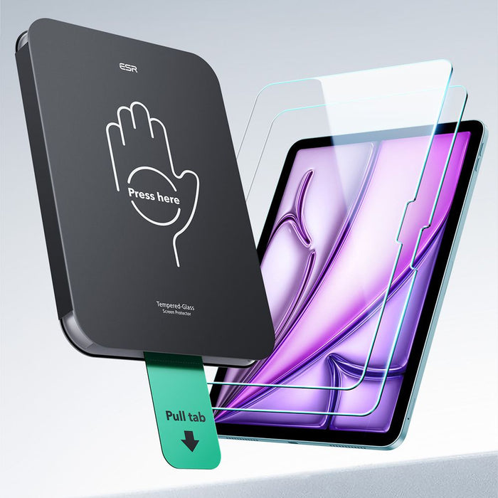 ESR UltraFit Tempered Glass 2-pack for iPad Air 11" (2024/2025/2026)