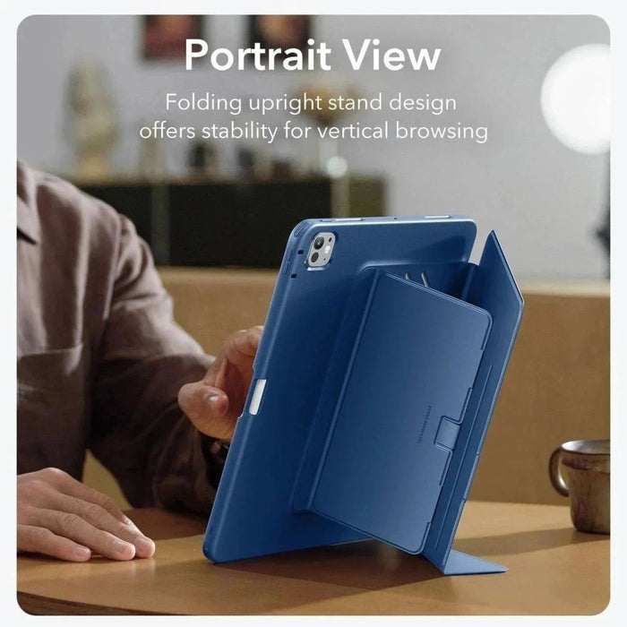 ESR Flip Hybrid Case for iPad Pro 13” 7 / 8 / 2024-2025 - Navy Blue