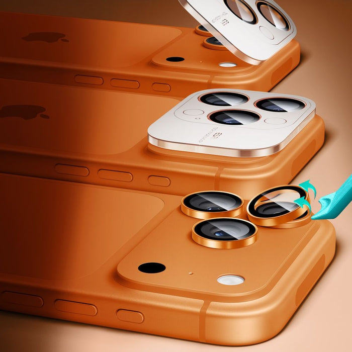 ESR Armorite Camera Lens Glass for iPhone 17 Pro / Max / 15 Pro / Max / 16 Pro / Max / 17 Pro / Max - Orange