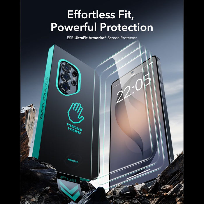 ESR UltraFit Armorite 2-Pack Tempered Glass for Samsung Galaxy S26 Ultra