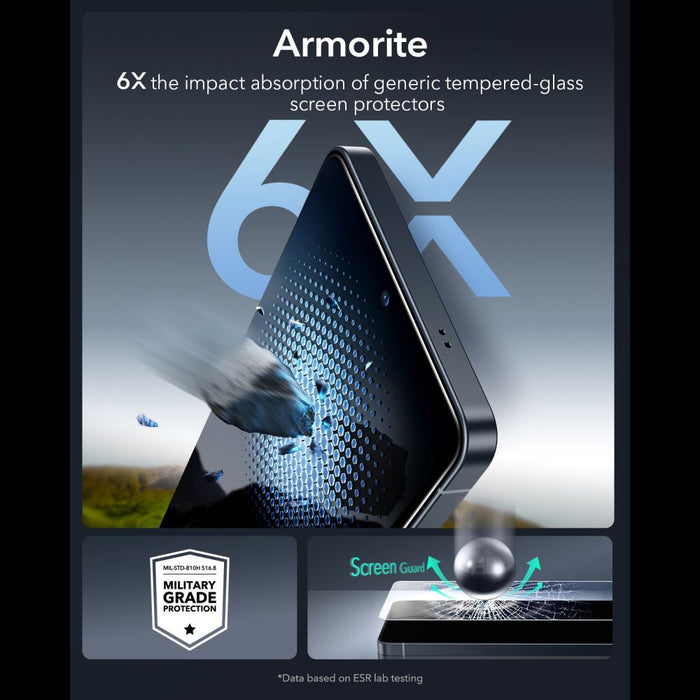 ESR UltraFit Armorite 2-Pack Tempered Glass for Samsung Galaxy S26 Ultra