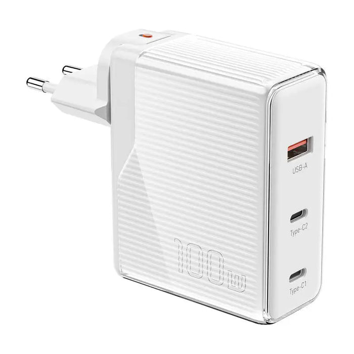 Essager ECT2CA-ZXB02-Z GaN 100W 2C + A Charger (white) - mains chargers<<<Chargers<<<GSM Accessories<<<InnproXML