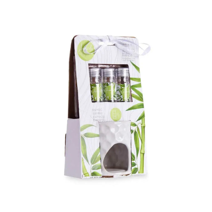 Essential oil burner Acorde Bamboo 11 x 19,8 x 6,5 cm Essential oil (12 Units) - Почистване Прахосмукачки И