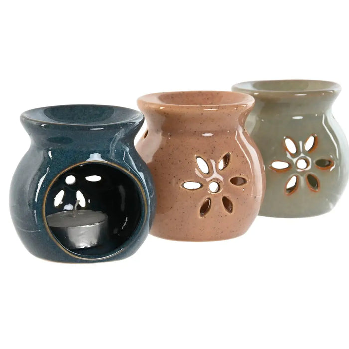 Essential oil burner Home ESPRIT 11 x 6 x 24,5 cm (3 Units) - Почистване Прахосмукачки И Гладене<<<Дом