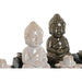 Essential oil burner Home ESPRIT Ceramic MDF Wood Buddha 24 x 8 x 14 cm (2 Units) - Почистване Прахосмукачки И