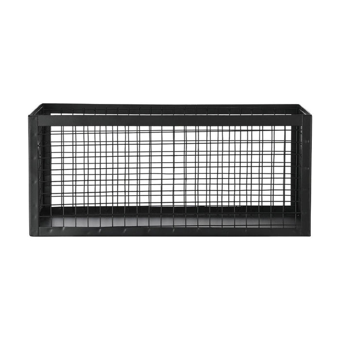 STORAGE BASKET CAGE BLACK 30X15