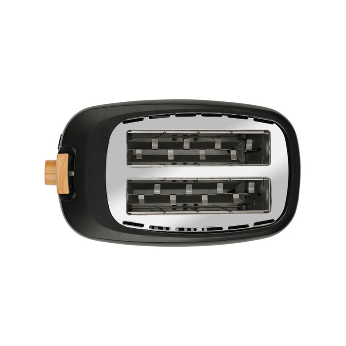 TOASTER BLACK/OAK 850W ESTIA
