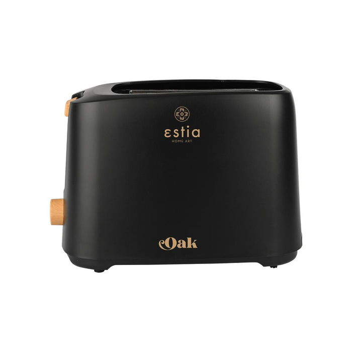 TOASTER BLACK/OAK 850W ESTIA