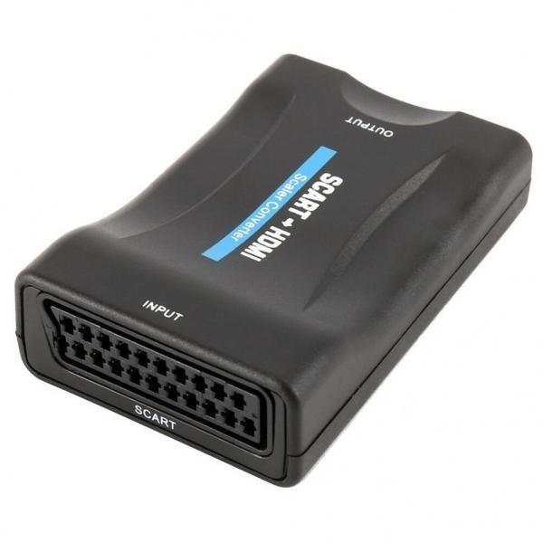 Video converter Estillo ASK-ST001, Scart female - HDMI female, Black