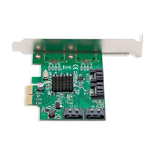 Controller Estillo SATA PCI Express Card - 4 ports