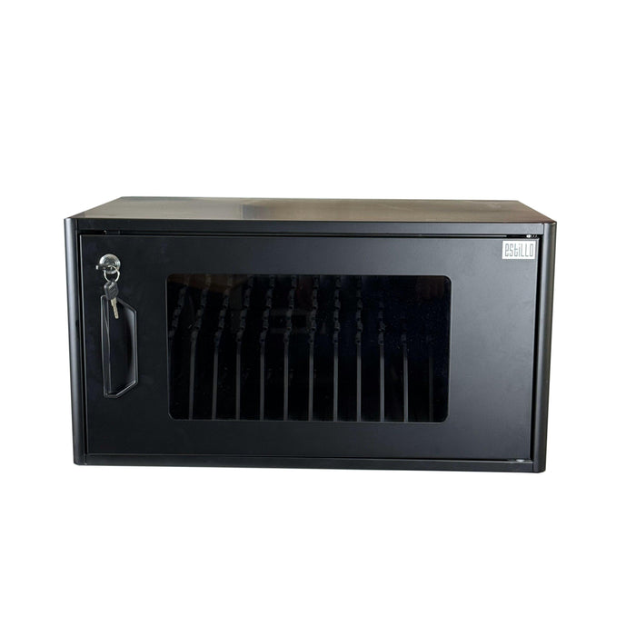 Universal cabinet for charging up to 12 pcs. Estillo IP-2312 tablets for wall mounting or freestanding, 12 x USB-C ports