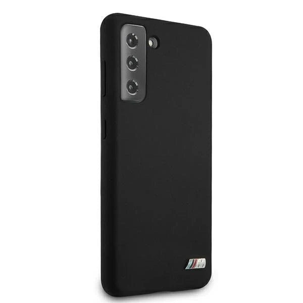 Etui BMW BMHCS21SMSILBK S21 G991 czarny/black Silicone M Collection - Cell phone cases and covers<<<HurtelXML