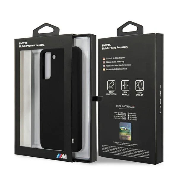 Etui BMW BMHCS21SMSILBK S21 G991 czarny/black Silicone M Collection - Cell phone cases and covers<<<HurtelXML