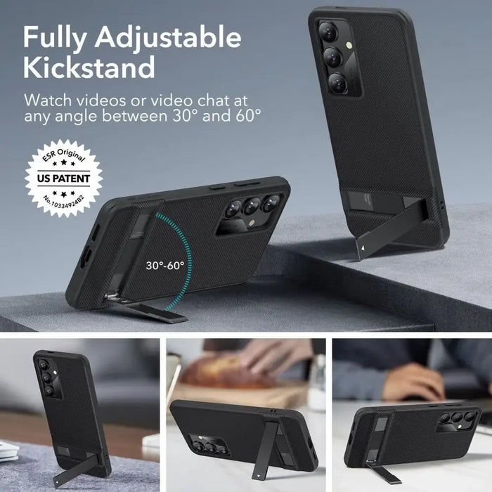 Etui ESR Boost Kickstand do Samsung Galaxy S24 (czarny) - Protective cases for smartphones<<<Cases<<<GSM