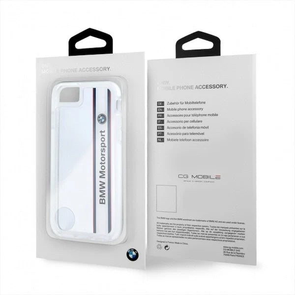 Etui hardcase BMW BMHCP7SPVWH iPhone 7 transparent white SHOCKPROOF - Cell phone cases and covers<<<HurtelXML