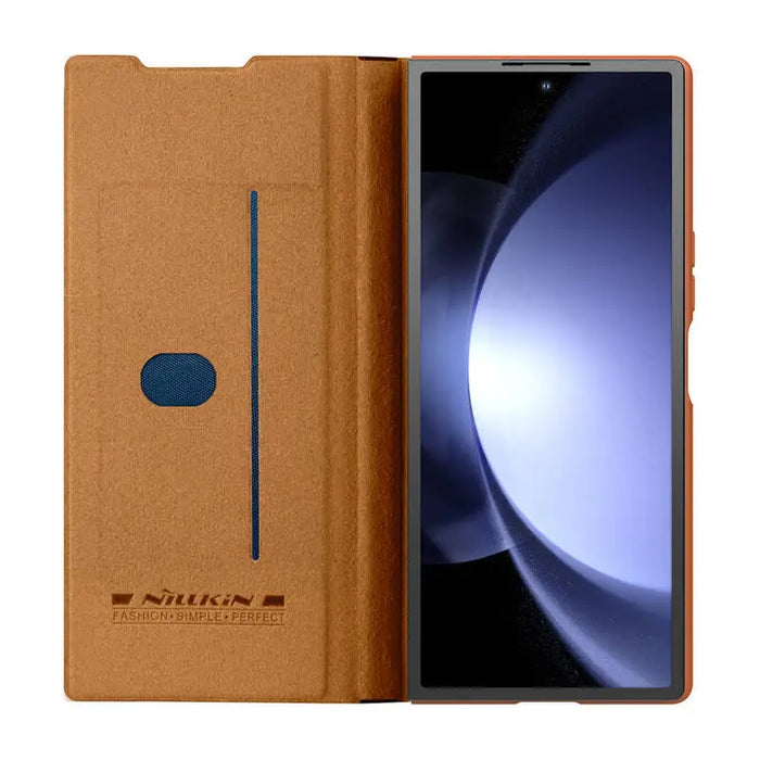 Etui Nillkin Qin Pro Leather Samsung Galaxy Z Fold 6 5G (brązowy) - Protective cases for smartphones<<<Cases<<<GSM