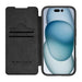 Etui Nillkin Qin Prop Leather iPhone 16 Pro (czarny) - Protective cases for smartphones<<<Cases<<<GSM