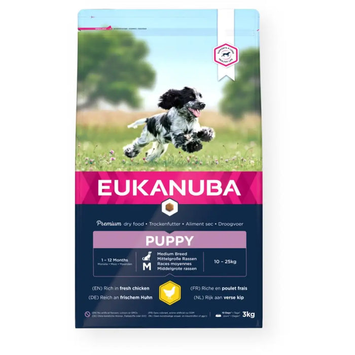 Eukanuba PUPPY Chicken 3 kg - Dry foodDLP-KAS<<<For the dogDLP<<<ActionPL