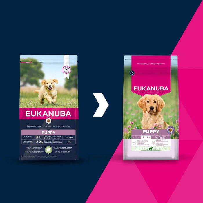 EUKANUBA Puppy L XL Rich in lamb & rice - dry dog food - 12kg