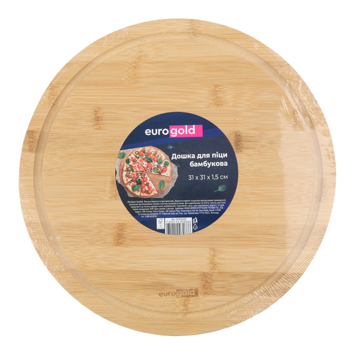 EUROGOLD BAMBOO PIZZA BOARD
