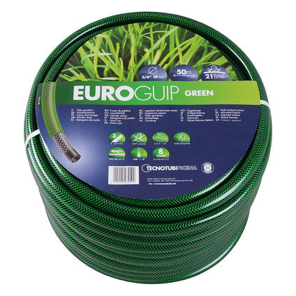 HOSE 50M 3/4" EUROGUIP GREEN