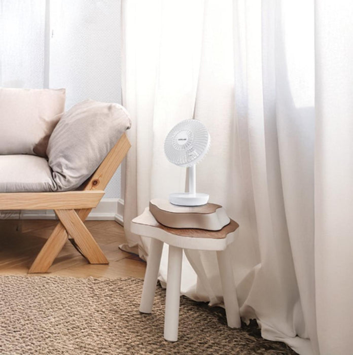 DESK FAN Ф6'' 9W USB WHITE