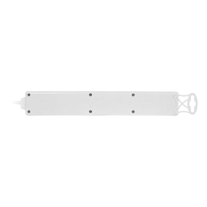 SWITCH 6 GND 1.5M WITH CONNECTOR AND SWITCH WHITE EUROLAMP
