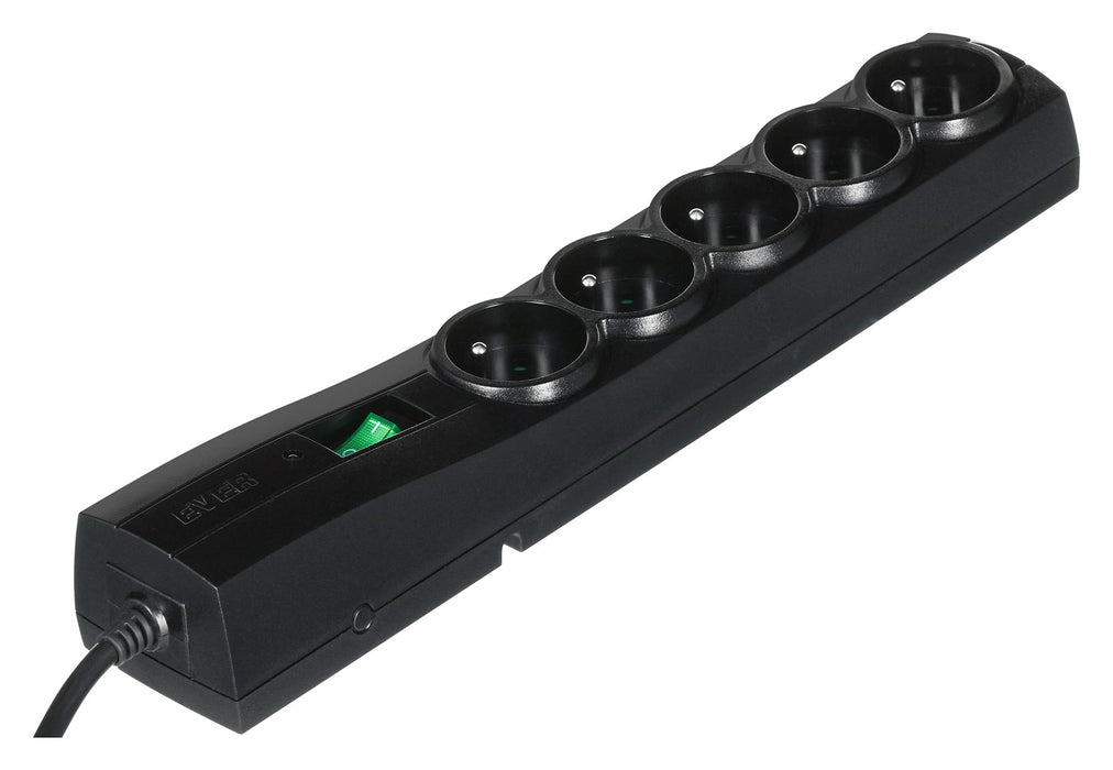 Ever CLASSIC 3m Black 5 AC outlet(s) 250 V