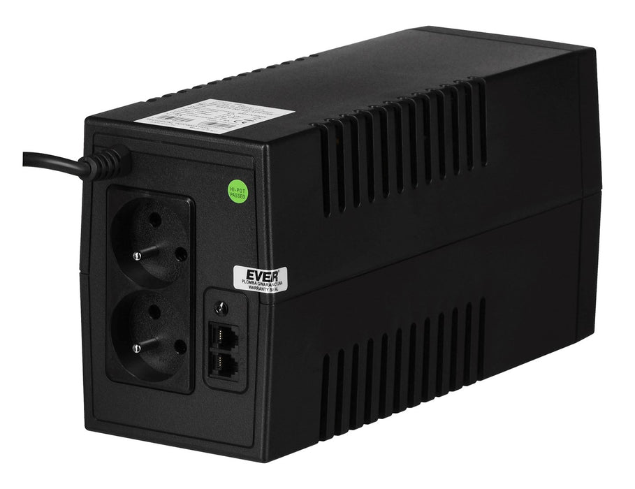 Ever EASYLINE 850 AVR USB Line-Interactive 0.85 kVA 480 W 2 AC outlet(s)
