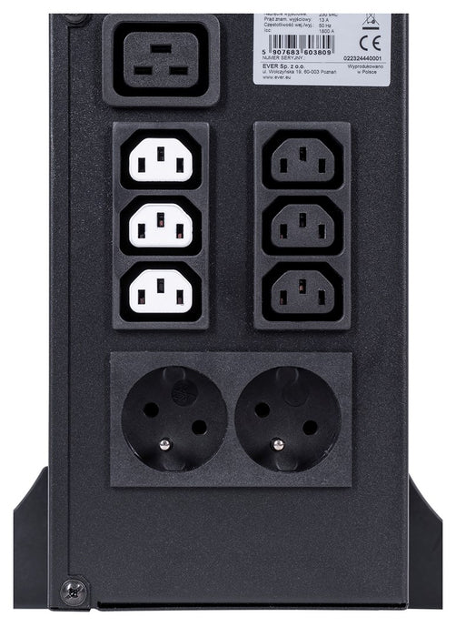 Ever SINLINE RT XL 3000 Line-Interactive 3 kVA 3000 W 9 AC outlet(s)