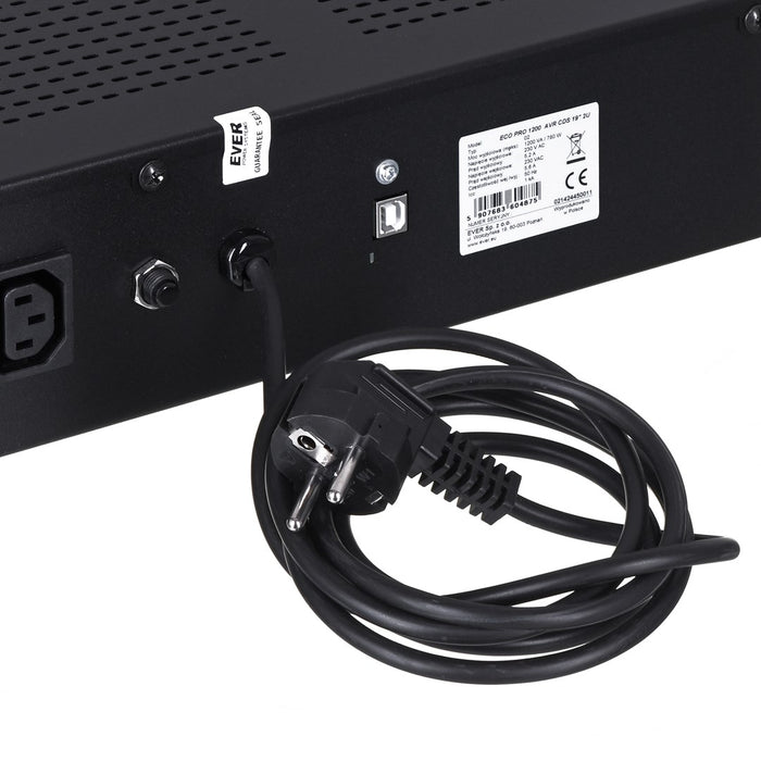 UPS EVER ECO Pro 1200 AVR CDS 19" (Rack; 1200VA) (W/EAVRRM-001K20/00)