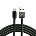 everActive cable micro USB 1m - Black braided quick charge 2,4A - CBB-1MB - USB cablesAKG-KAB<<<GSM