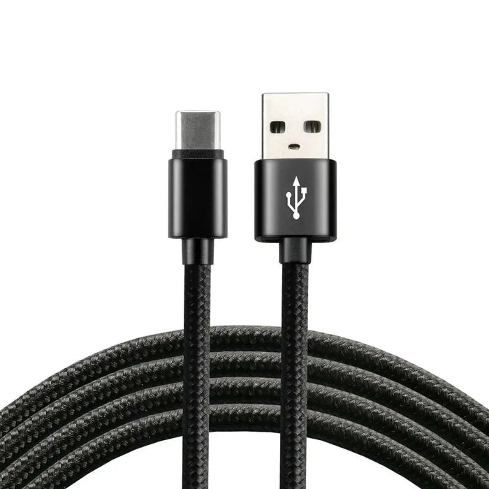 everActive cable USB-C 1m - Black braided quick charge 3A - CBB-1CB - USB cablesAKG-KAB<<<GSM accessoriesAKG<<<ActionPL