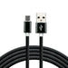 everActive cable USB-C 1m - Black silicone quick charge 3A - CBS-1CB - USB cablesKBA-USB<<<Cables