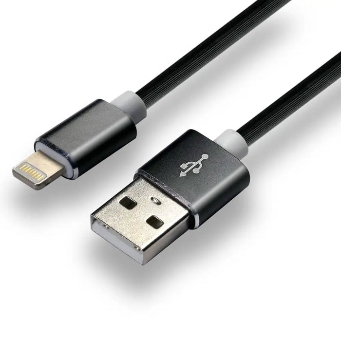 everActive cable USB Lightning 1m - Black silicone quick charge 2,4A - CBS-1IB - USB cablesAKG-KAB<<<GSM