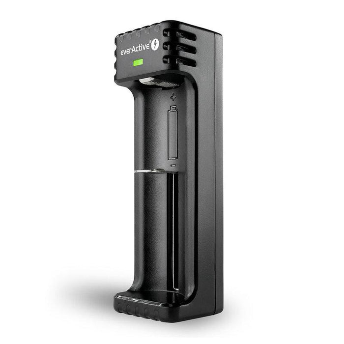 Charger for LiIon batteries 3.7v CR18650,CR123,14500 1 socket USB micro LC-100 EverActive