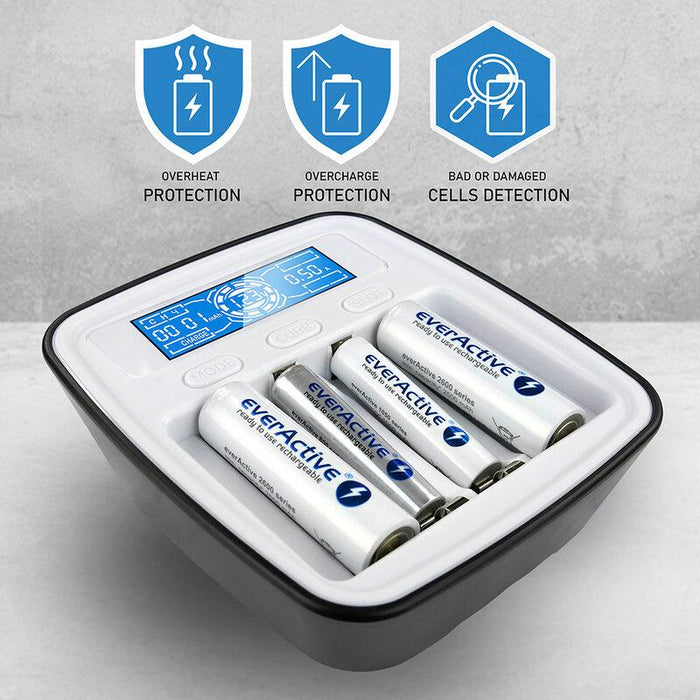 Rechargeable NIMH R6.03 AA/AAA with NC1000M EVERACTIVE microprocessor
