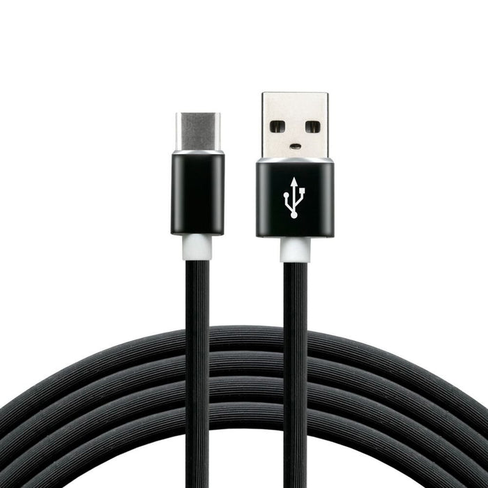 everActive cable USB-C 1m - Black, silicone, quick charge, 3A - CBS-1CB