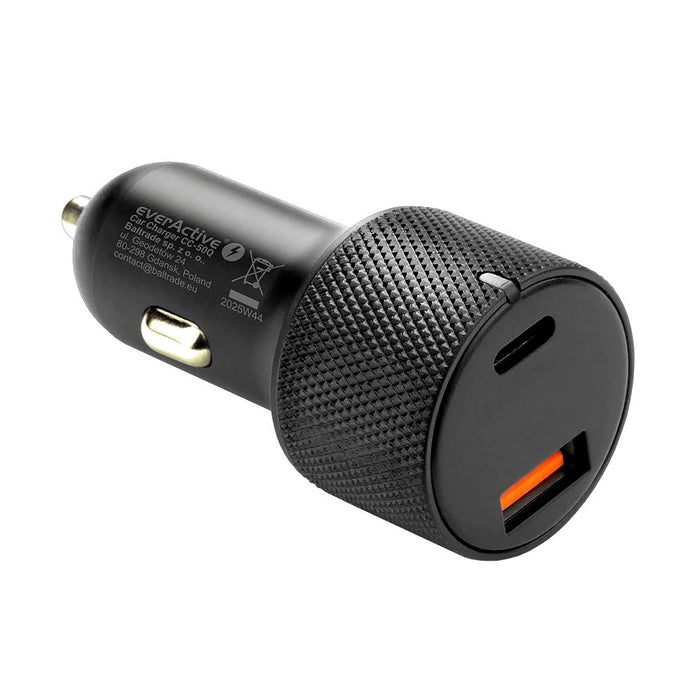 Car charger everActive CC-50Q USB QC3.0 + USB-C PD 75W